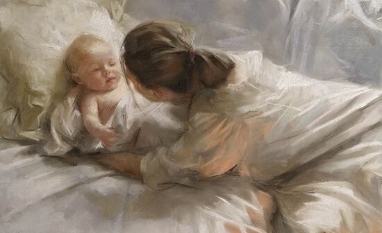 Lapsen suukottaminen aamuisin on terveellistä