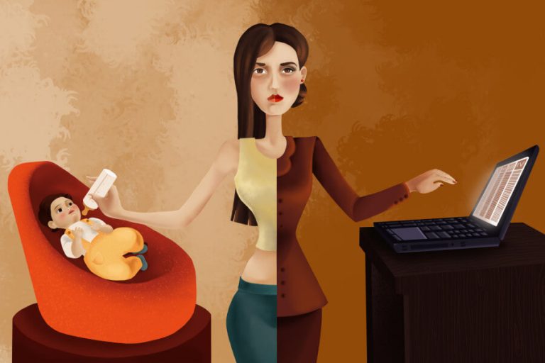 Myös kotiäidillä on työ