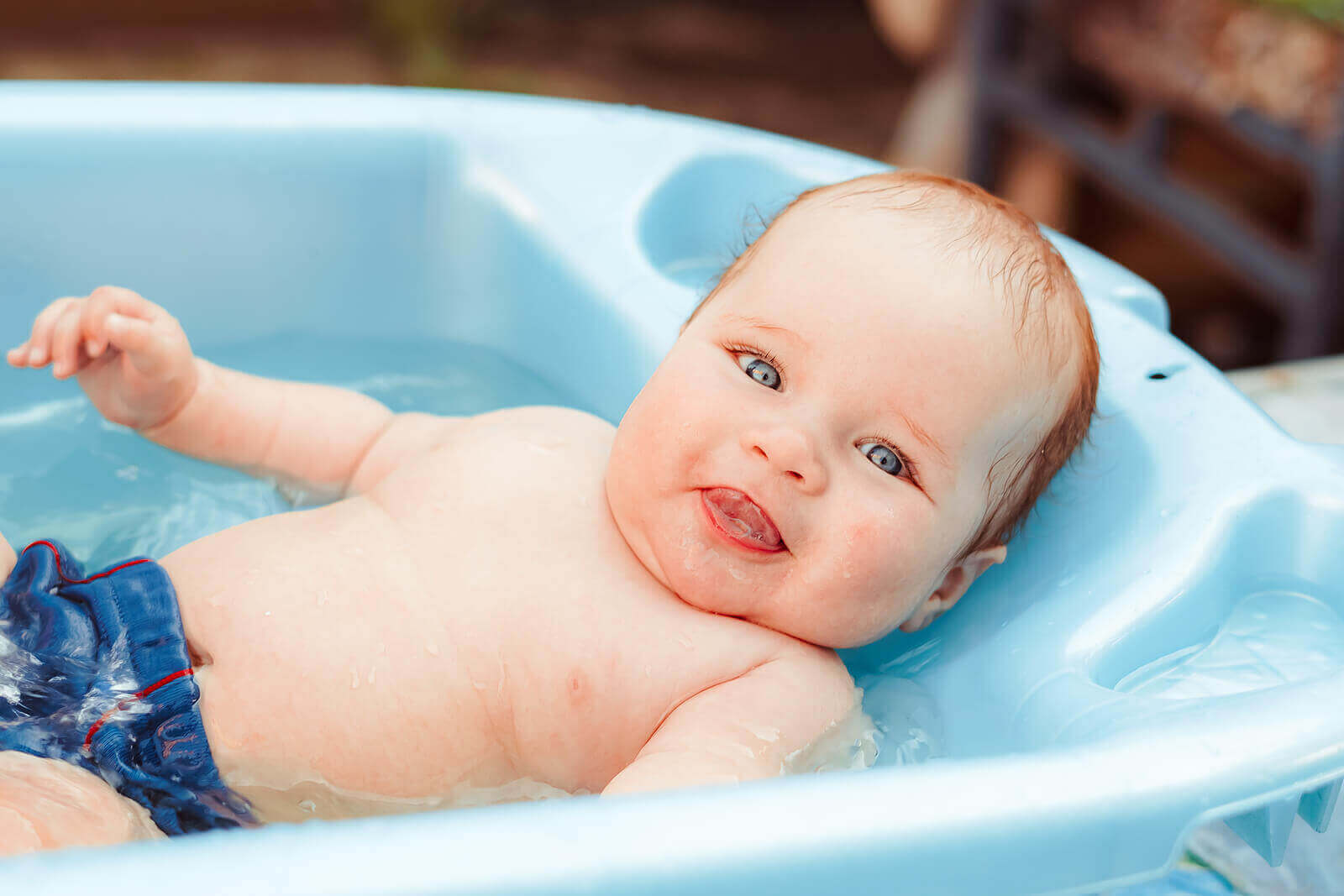 Vauvan kylpyhetken on hyvä olla rauhallinen ja rentouttava