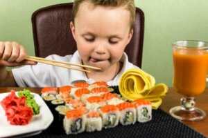 Voivatko lapset syödä sushia?